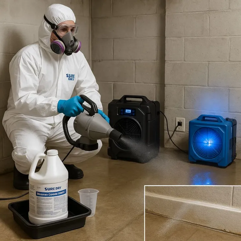 Sanitization and Odor Removal process in Lake Ridge, VA